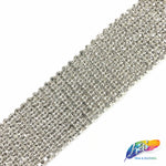 8-row Crystal Rhinestone Banding, A-008