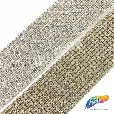 12-row Crystal Rhinestone Banding, A-012