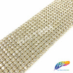 12-row Crystal Rhinestone Banding, A-012