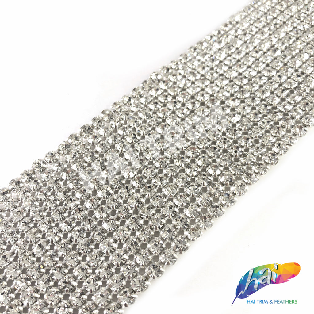 12-row Crystal Rhinestone Banding, A-012 – Hai Trim & Feathers