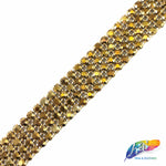 4-Row Color AB Crystal Rhinestone Trim, A-004 Color AB