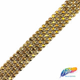 4-Row Color AB Crystal Rhinestone Trim, A-004 Color AB