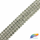 4-Row Color Crystal Rhinestone Trim, A-004 Color