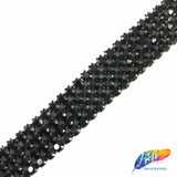 4-Row Color Crystal Rhinestone Trim, A-004 Color