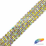 4-Row Color AB Crystal Rhinestone Trim, A-004 Color AB