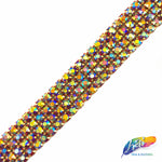 4-Row Color AB Crystal Rhinestone Trim, A-004 Color AB