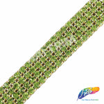 4-Row Color Crystal Rhinestone Trim, A-004 Color