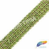 4-Row Color Crystal Rhinestone Trim, A-004 Color