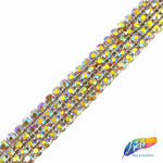 4-Row Color AB Crystal Rhinestone Trim, A-004 Color AB