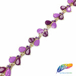 SALE! 1" Leaf Teardrop Acrylic Stone Trim, ACR-050