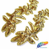 Metallic Beaded Sequins Applique, B-7 (Sold by Pair)