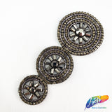 Chained Medallion Rhinestone Applique, BA-029, 030