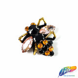Insect Beaded Rhinestone Patch Applique, BA-087