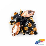 Insect Beaded Rhinestone Patch Applique, BA-087