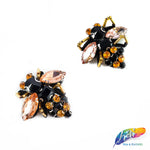 Insect Beaded Rhinestone Patch Applique, BA-087