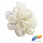 Ivory Flower Pearl Applique, BA-156
