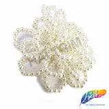 Ivory Flower Pearl Applique, BA-156