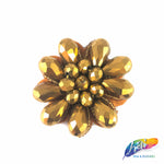 Beaded Flower Applique, BA-004