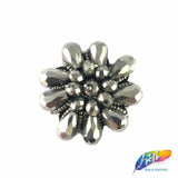 Beaded Flower Applique, BA-004