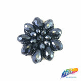 Beaded Flower Applique, BA-004