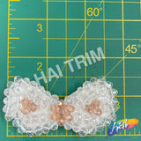 Bow Tie Beaded Applique, BA-012