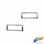 Silver Rectangle Metal Buckle (2 pieces), BK-004