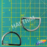 Silver Metal D-Ring Buckle (2 pieces), BK-006