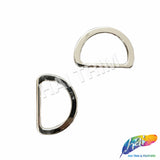 Silver Metal D-Ring Buckle (2 pieces), BK-007