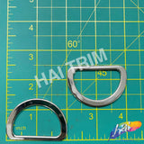 Silver Metal D-Ring Buckle (2 pieces), BK-007