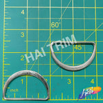 Silver Metal D-Ring Buckle (2 pieces), BK-008