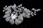 Crystal Flower Rhinestone Brooch, BRS-001