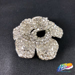 Crystal Flower Rhinestone Brooch, BRS01-051