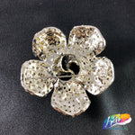 Crystal Flower Rhinestone Brooch, BRS01-051