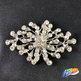 Crystal Branch Vine Rhinestone Brooch, BRS01-052