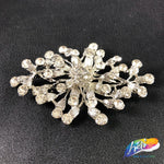 Crystal Branch Vine Rhinestone Brooch, BRS01-052