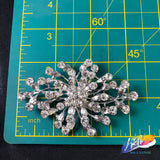 Crystal Branch Vine Rhinestone Brooch, BRS01-052