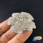 Crystal Flower Rhinestone Brooch, BRS01-053