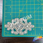 Pearl Beaded Motif Applique, BS-003