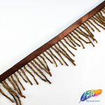 1 3/4" Variegated Beaded Fringe with Bugle & Seed Beads, FR-010