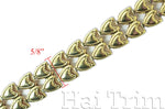 5/8" Twin Heart Pendant Chain, CH-018