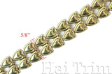 5/8" Twin Heart Pendant Chain, CH-018