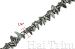 1/4" Textured Leaf Pendant Chain, CH-029