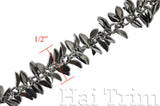 1/2" Curved Leaf Pendant Chain, CH-030