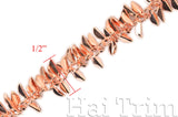 1/2" Curved Leaf Pendant Chain, CH-030