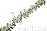 1/2" Curved Leaf Pendant Chain, CH-030