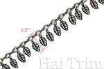 1/2" Dangling Leaf Pendant Chain, CH-031