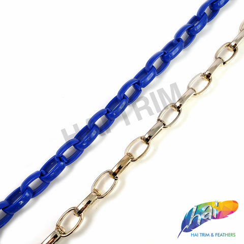 5/8" Oval Rolo Plastic Chain, CH-128