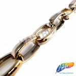 5/8" Oval Rolo Plastic Chain, CH-128