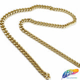 1/4" Gold Curb Chain, CH-133