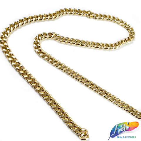 1/4" Gold Curb Chain, CH-133